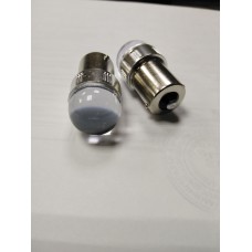 Лампа КS 1-конт. стоп-повор. 12v, 21w 3D=линза СОВ диод/белая