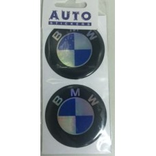 Наклейка на автомобильные колпаки, диски "BMW"