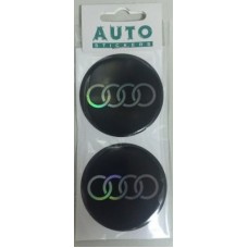 Наклейка на автомобильные колпаки, диски "AUDI"